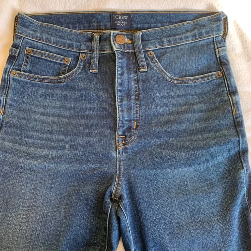 J. Crew High Rise Boot Cut Denim Jeans Size 27